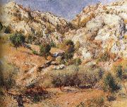 Pierre-Auguste Renoir Cliff oil painting